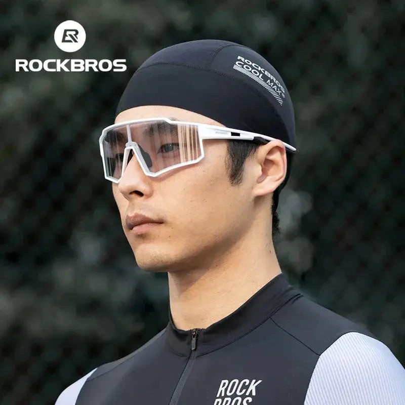 RockBros Cycling Cap Breathable Quick Drying Inner Cap UPF 50 Sun Protection for Running Cycling and Motorcycle Hats