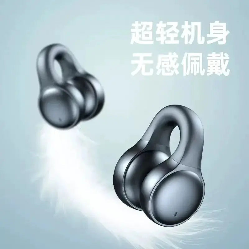 X58 Bluetooth in-ear earbuds pair, silver finish with built-in mic by Simples Market