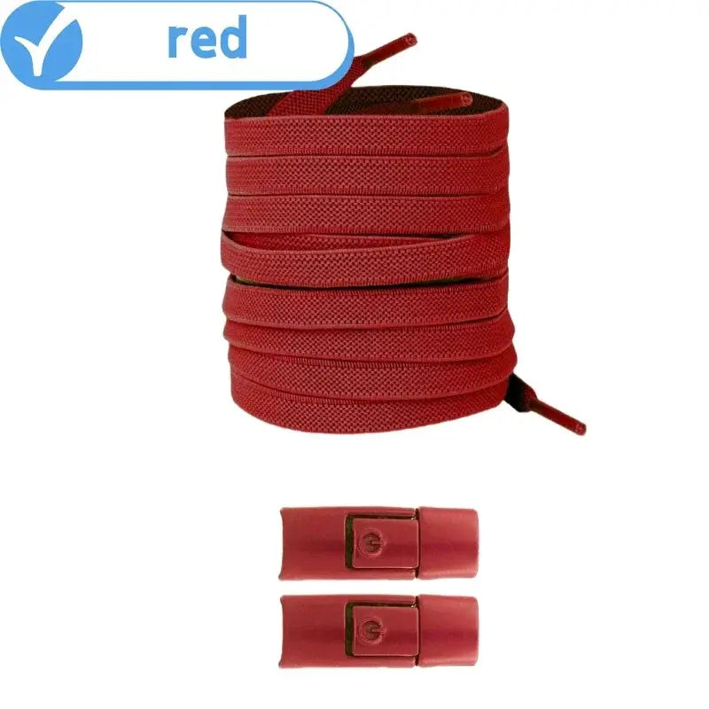 Elastic No Tie Shoelaces Press Lock For Sneakers 8mm Widened Flat Laces For Kids And Adults
