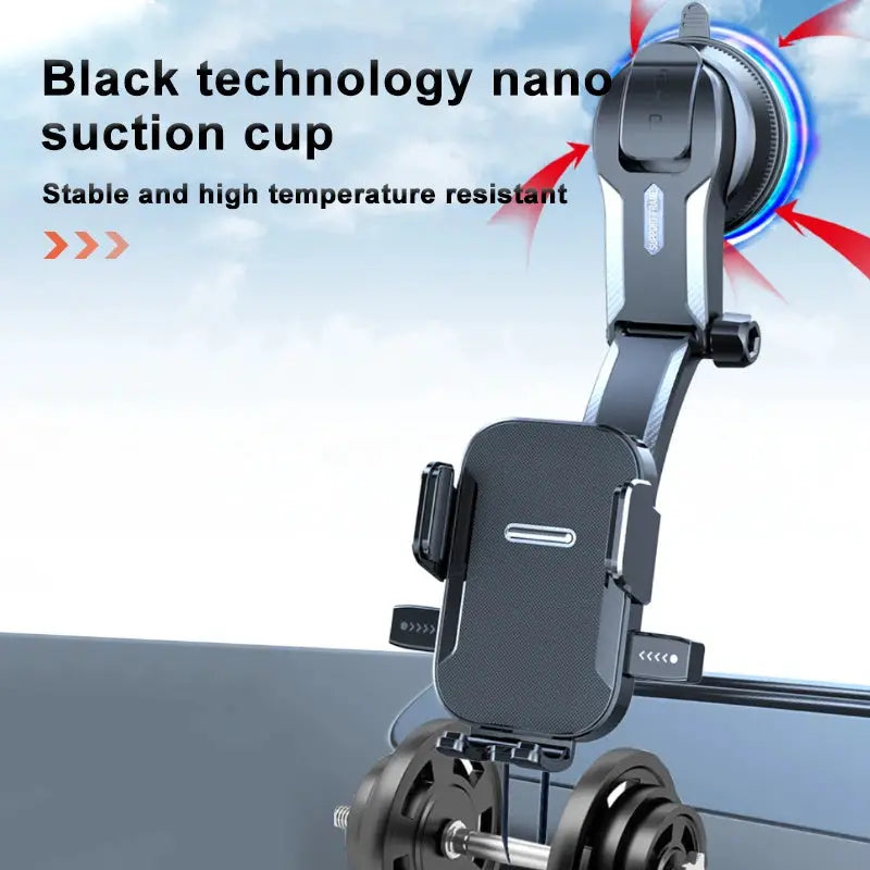Seametal Car Phone Bracket 360 Degree Rotation Universal Phone Holder For Dashboard Windshield Desk Mount