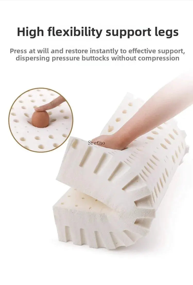 Two Simples Market natural latex cushions, 50x50 cm, white perforated foam for chairs and floor seating