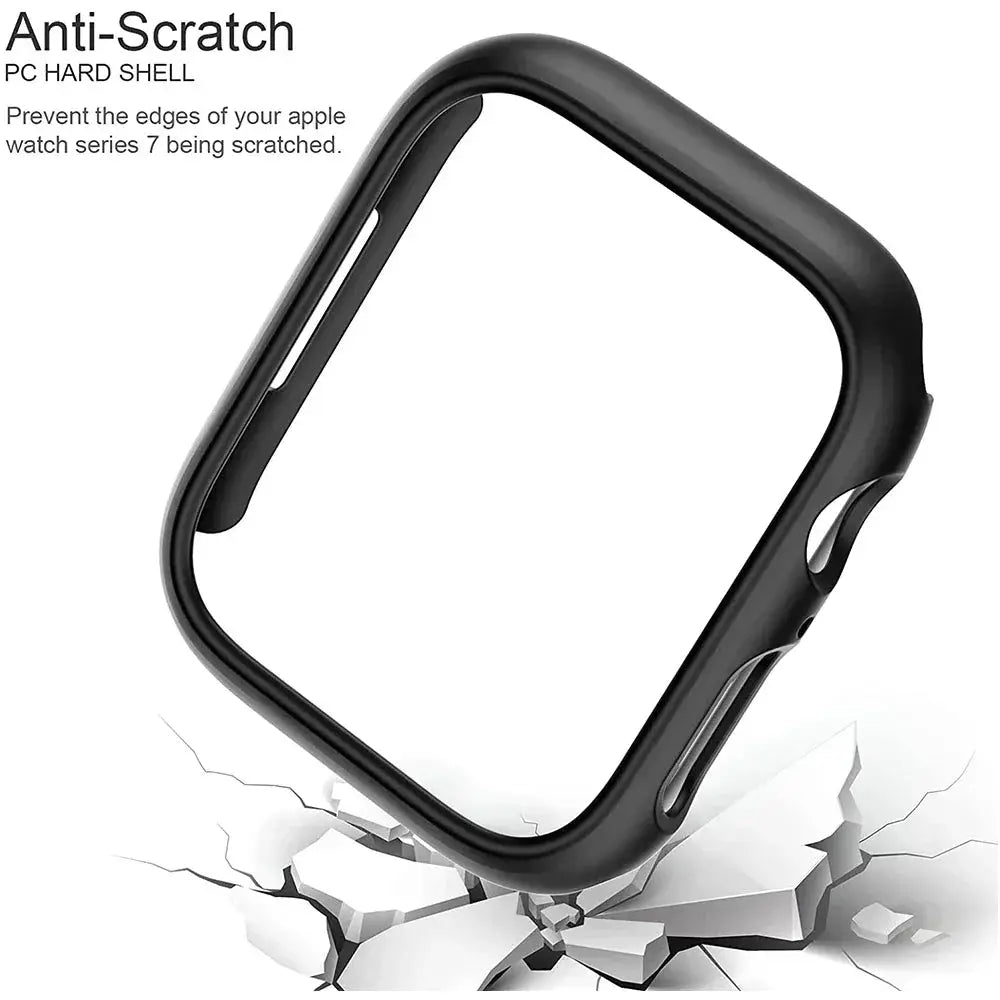 Cover for Apple Watch Case 45mm 41mm 44mm 40mm 42mm 38mm 46 49 mm Accessories PC Protector bumper iWatch Series 8 7 SE 6 5 4 3 9
