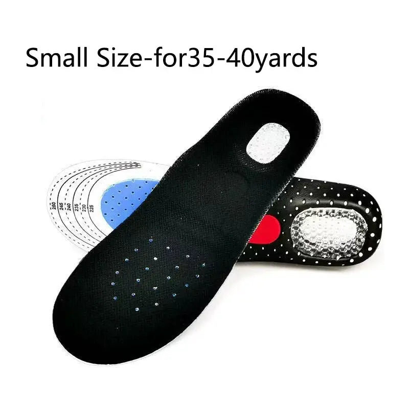 Cuttable Breathable Orthotic Arch Support Insoles For Men Women Soft Running Cushion Memory Gel Pad Sweat Absorption