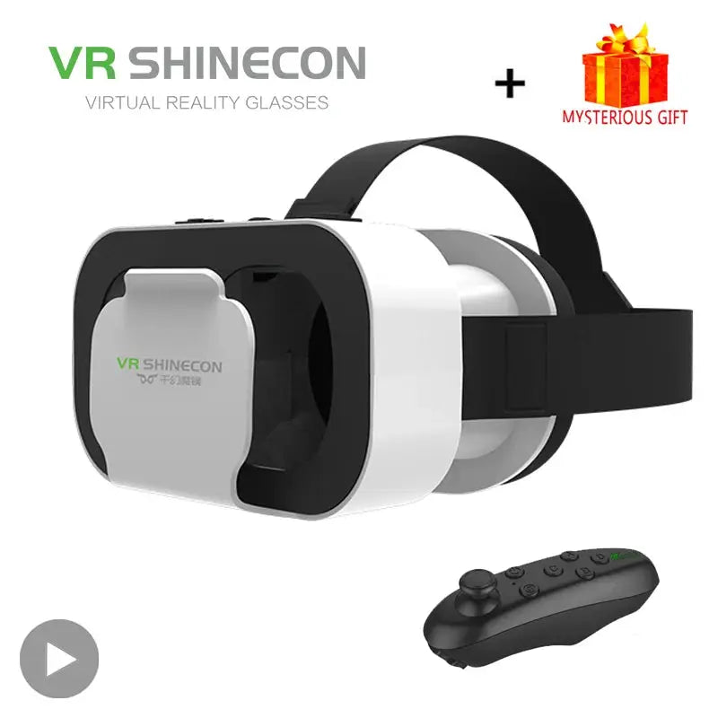 Shinecon Viar Virtual Reality VR Glasses Headset 3D Device Helmet Goggles For Smartphone Gaming