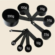 EcoBake Measuring Tools Set 5 Or 10 Pieces Spoons And Cups With Clear Measurement Markings For Precise Baking
