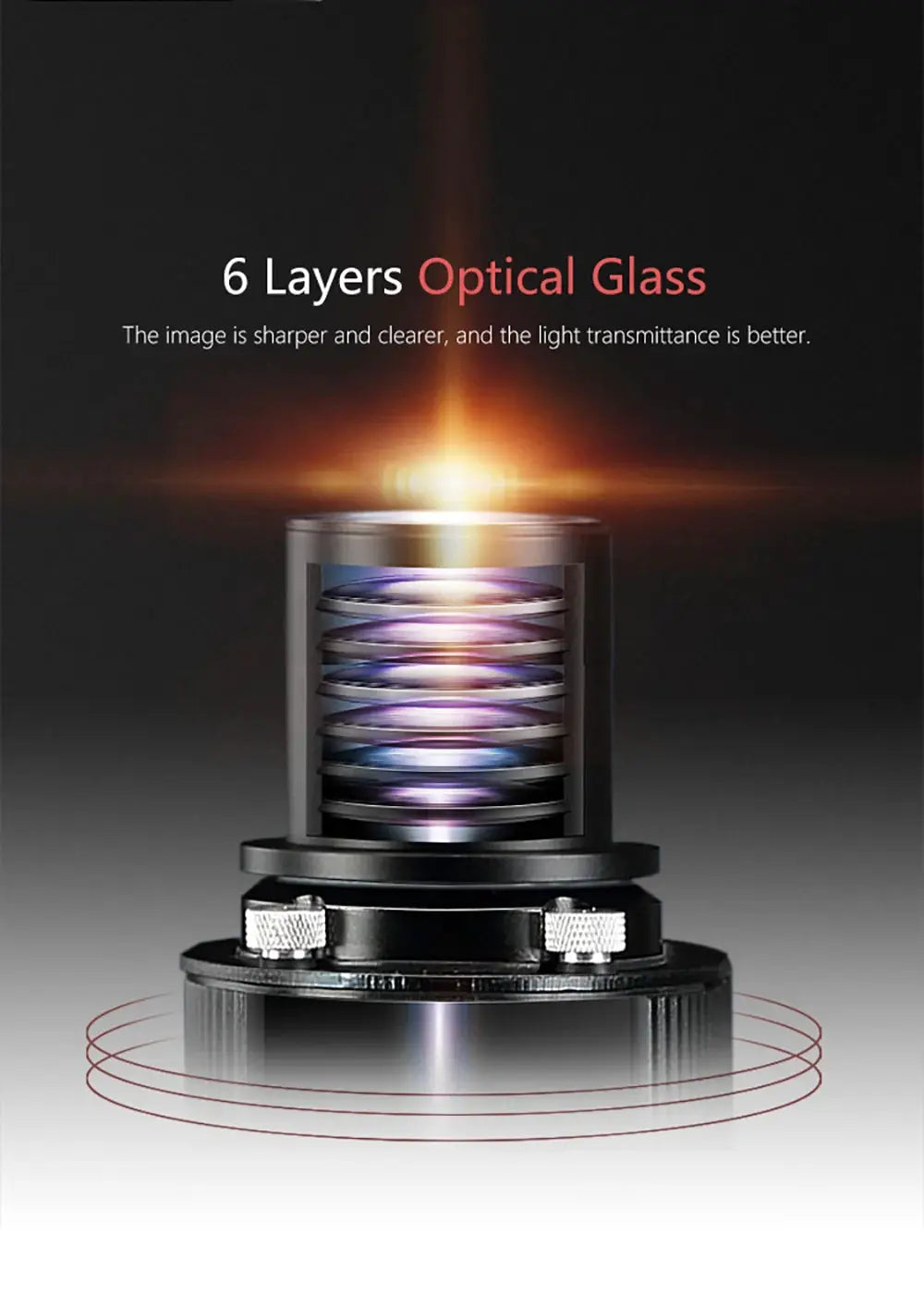Advertising Gobo Projector outdoor LED with rotating logo, IP67, 6-layer optical glass
