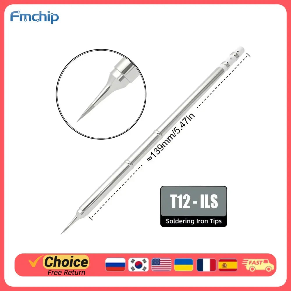 T12 ILS Soldering Tip Replacement for SL108 T12 Stations and Hakko FX951 FX950 Workstations