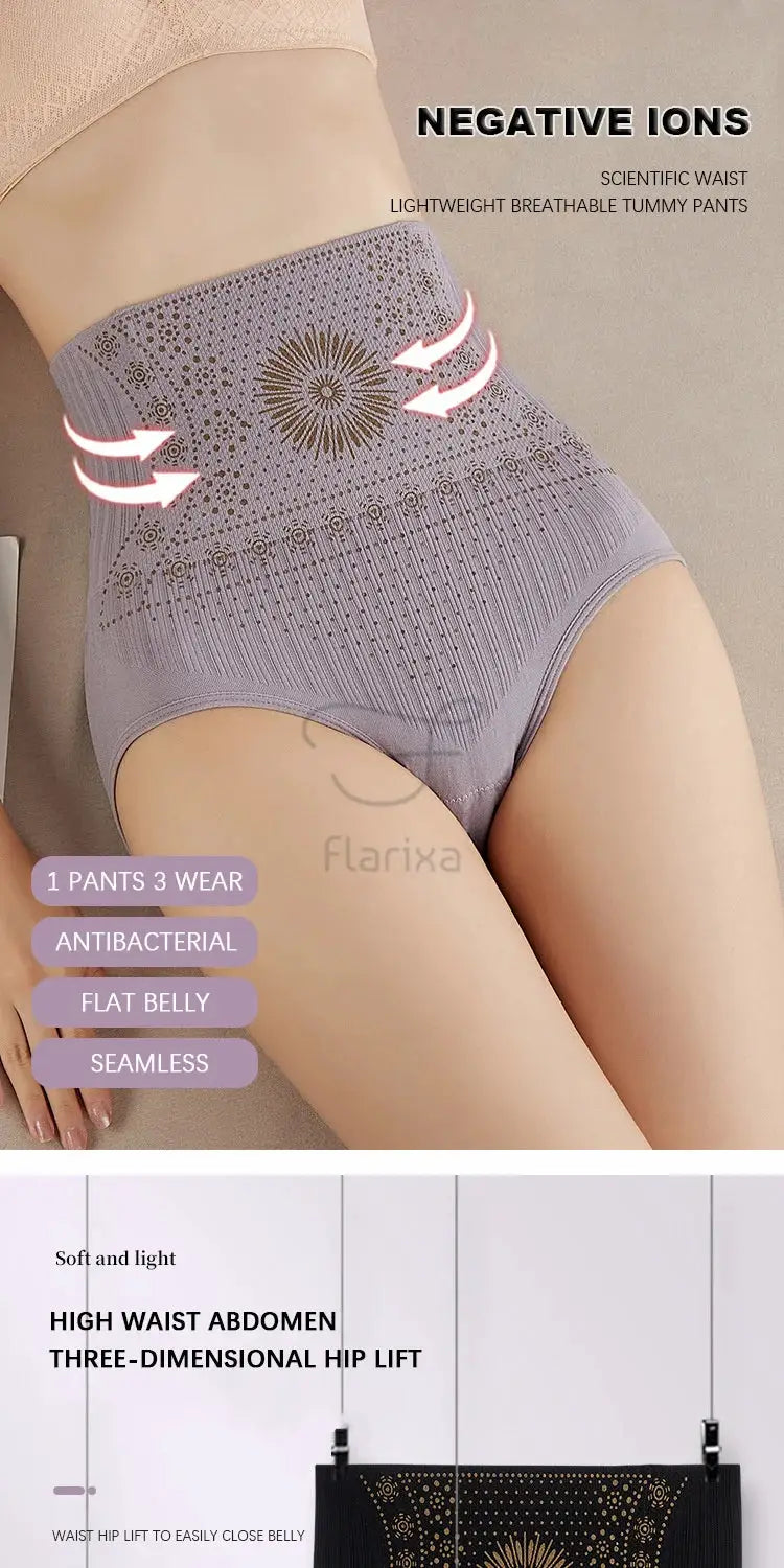 Flarixa high-waist seamless shaping briefs in lavender by Simples Market
