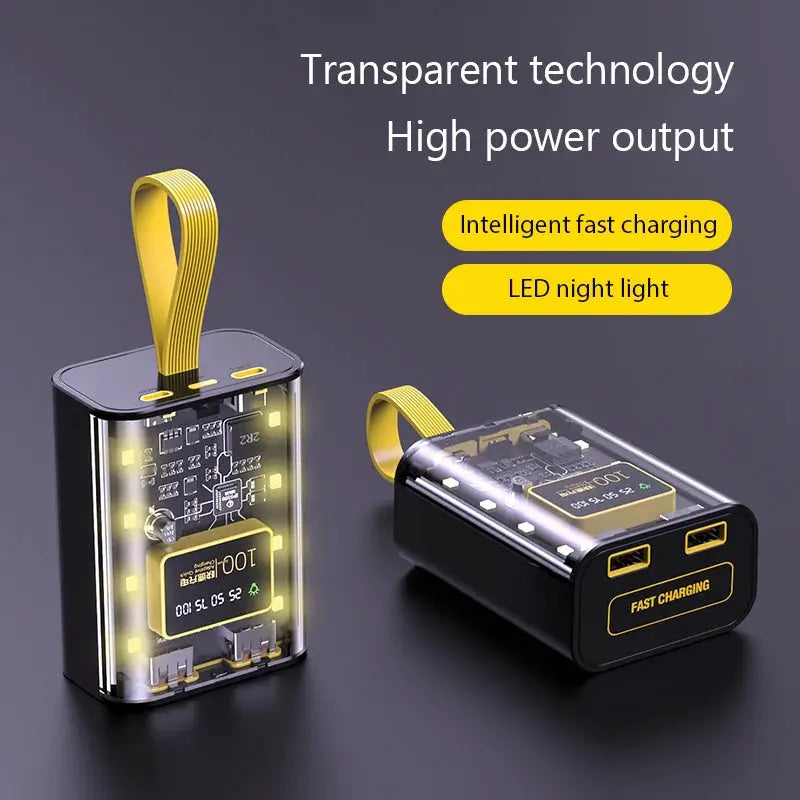 3x18650 Battery Charger Case DIY Power Bank Box Fast Charge 5V 2A Double USB Output LED Night Light