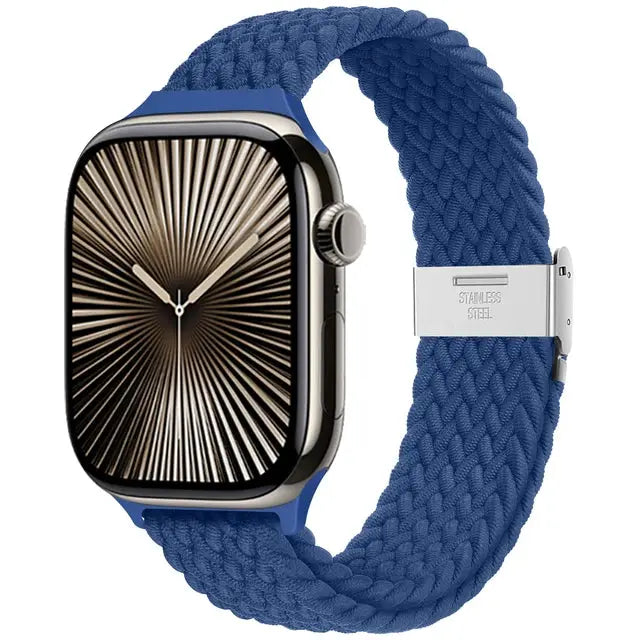 Strap For Apple watch band 46mm 45mm 44mm 49mm 40mm 41mm 42mm Braided loop correa bracelet iWatch series 10 8 9 7 5 2030