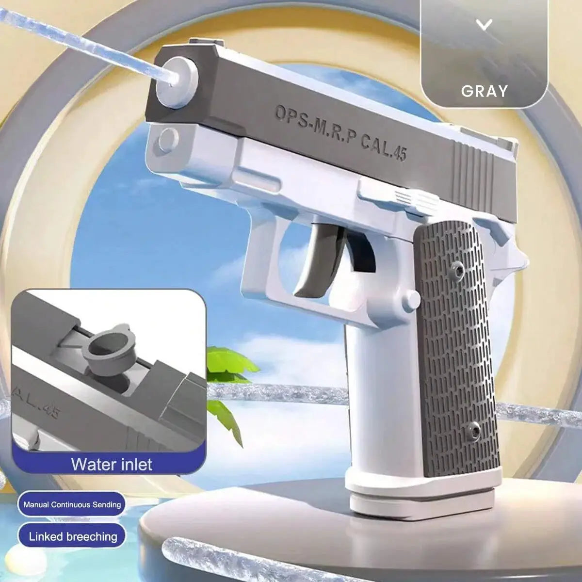 M1911 Water Gun Pistol For Kids And Adults Durable Squirt Gun For Pool Beach Summer Outdoor Shooting Games Toy