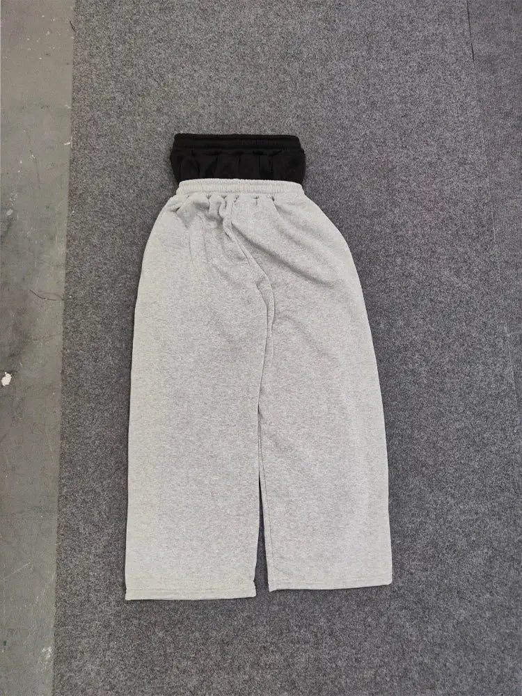 2025 Summer Women Y2K Double Waist Embroidered Street Pants With Personalized Printed Patterns For Couples