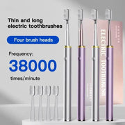 Pure Wisdom Beauty Ultrasonic Cleaning Electric Toothbrush With Soft DuPont Bristles For Women