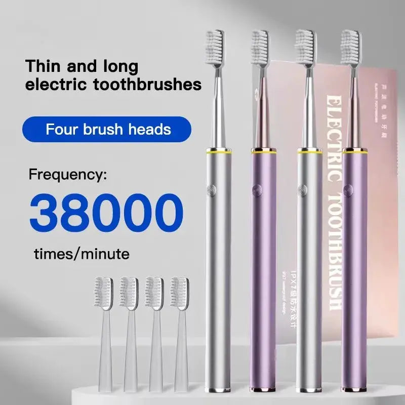 Pure Wisdom Beauty Ultrasonic Cleaning Electric Toothbrush With Soft DuPont Bristles For Women