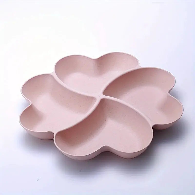 Heart Shaped Fruit Platter With Divided Tray And Storage Box