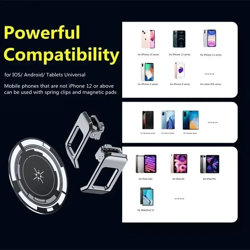 Magnetic back clip 2-in-1 phone cooler for iOS/Android, Simples Market