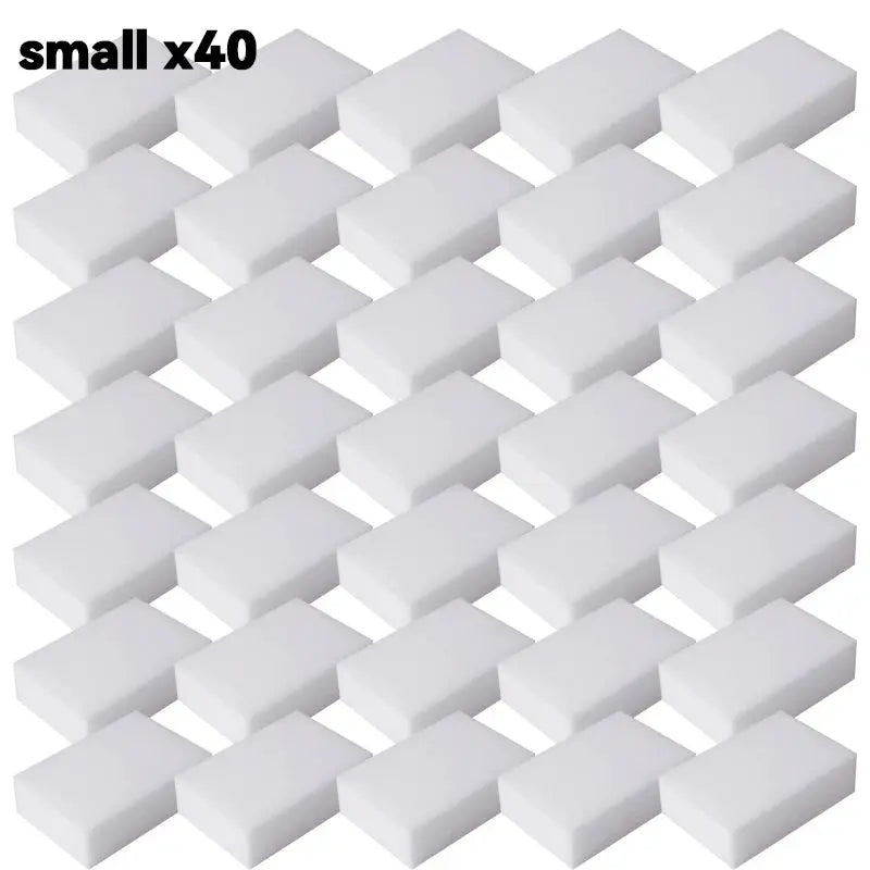 EcoClean Melamine Sponge Magic Eraser 50 Pack Non Toxic Antibacterial Cleaning Sponges For Kitchen And Bathroom