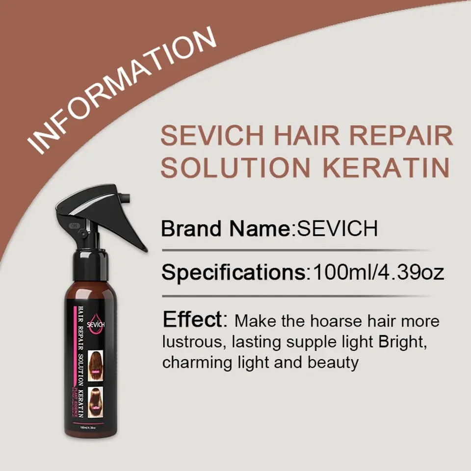 Sevich 100ml Hair Repair Spray Repairs damage restore soft hair for all hair types keratin Hair & Scalp Treatment