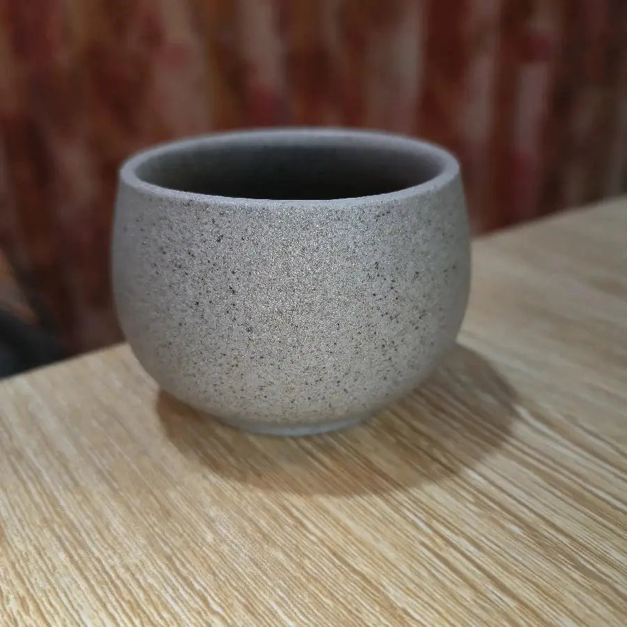 ZenStone Japanese Style Handmade Stoneware Tea Cup 80ml Ideal For Kung Fu Tea Ceremonies