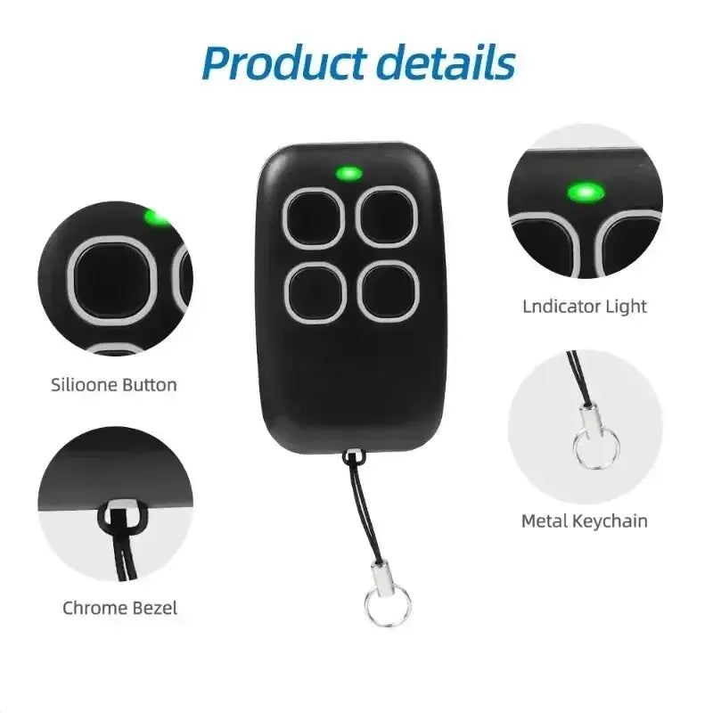 Universal Duplicator Garage Gate Remote Controller Clone Command Self Copying Automation 433.92 MHz Fixed Code