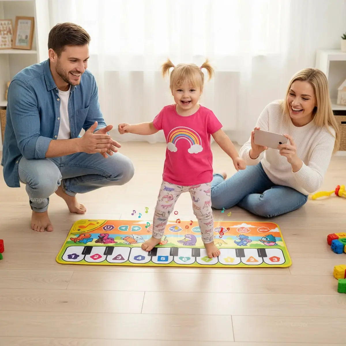 Piano Mat For Kids 80 By 30 Cm Floor Keyboard Dance Mat Play Musical Carpet For Toddlers Girls And Boys Gift