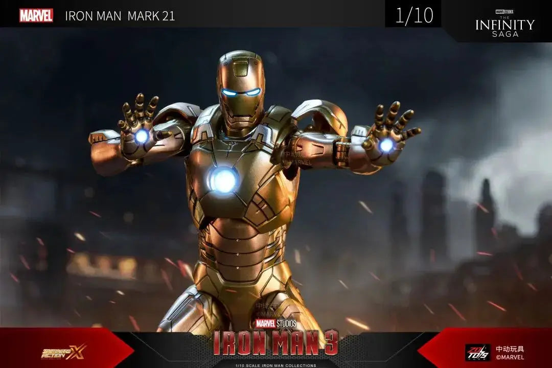 ZD Original Iron Man MK31 MK32 Piston Romeo MK10 MK19 Tiger One Tenth Scale Armor Marvel Legends Avengers Action Figure Toy