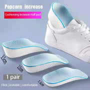 Height Increasing Insoles For Men And Women With Arch Support And Discreet Elastic Lift 1.5 2.5 3.5 cm