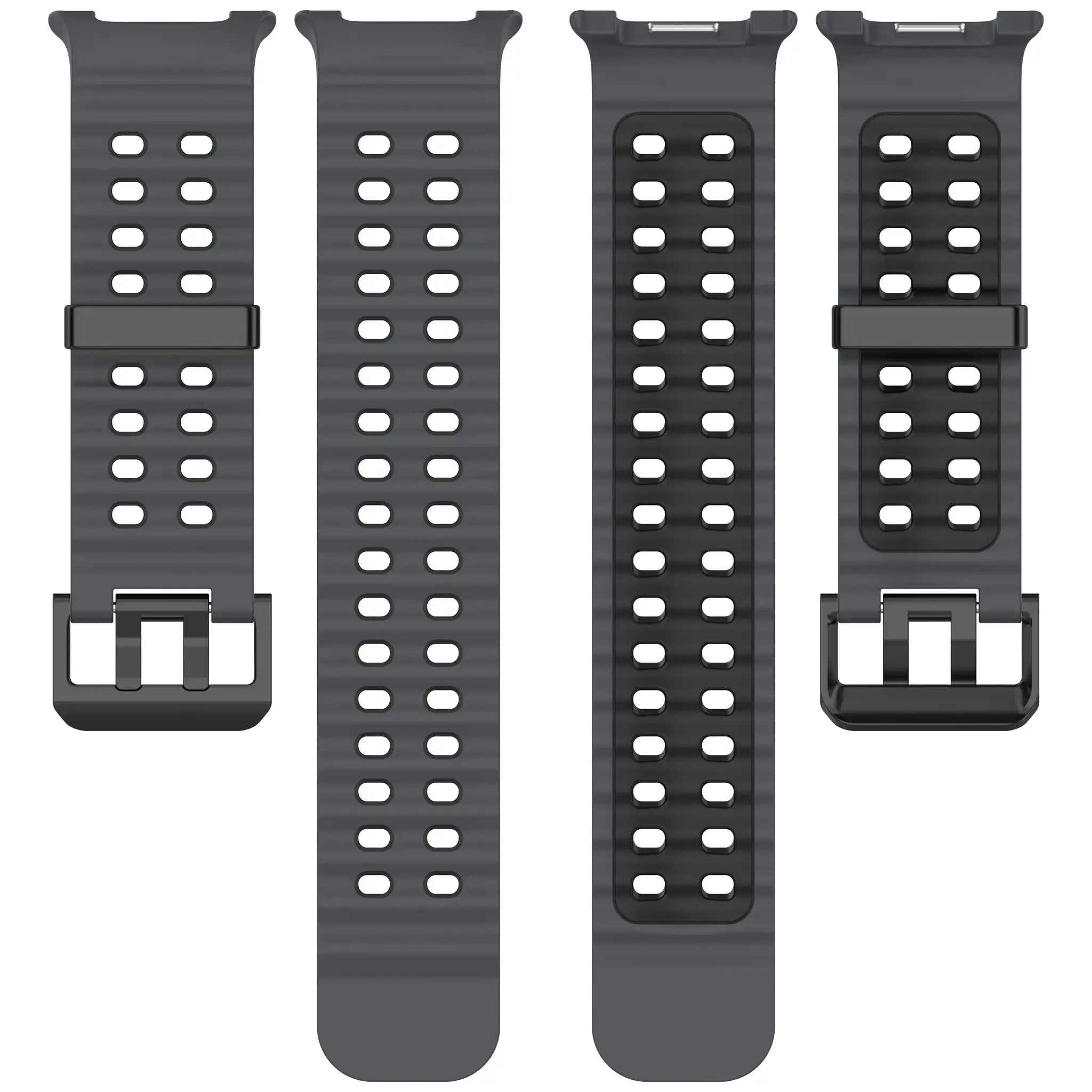 Silicone strap for Samsung Galaxy Watch 8/8 Classic Sport breathable wristband For Galaxy Watch 8 40/44mm Two-Tone silicone band