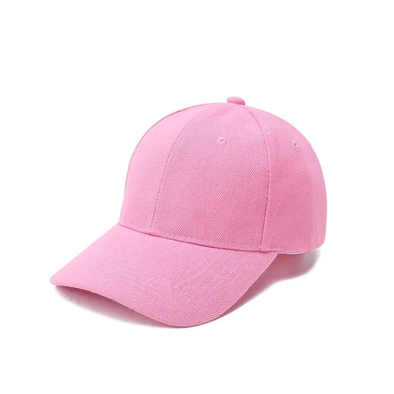 Summer Kids Baseball Cap Cotton Adjustable Unisex Sun Hat Snapback Hip Hop Style For Boys And Girls