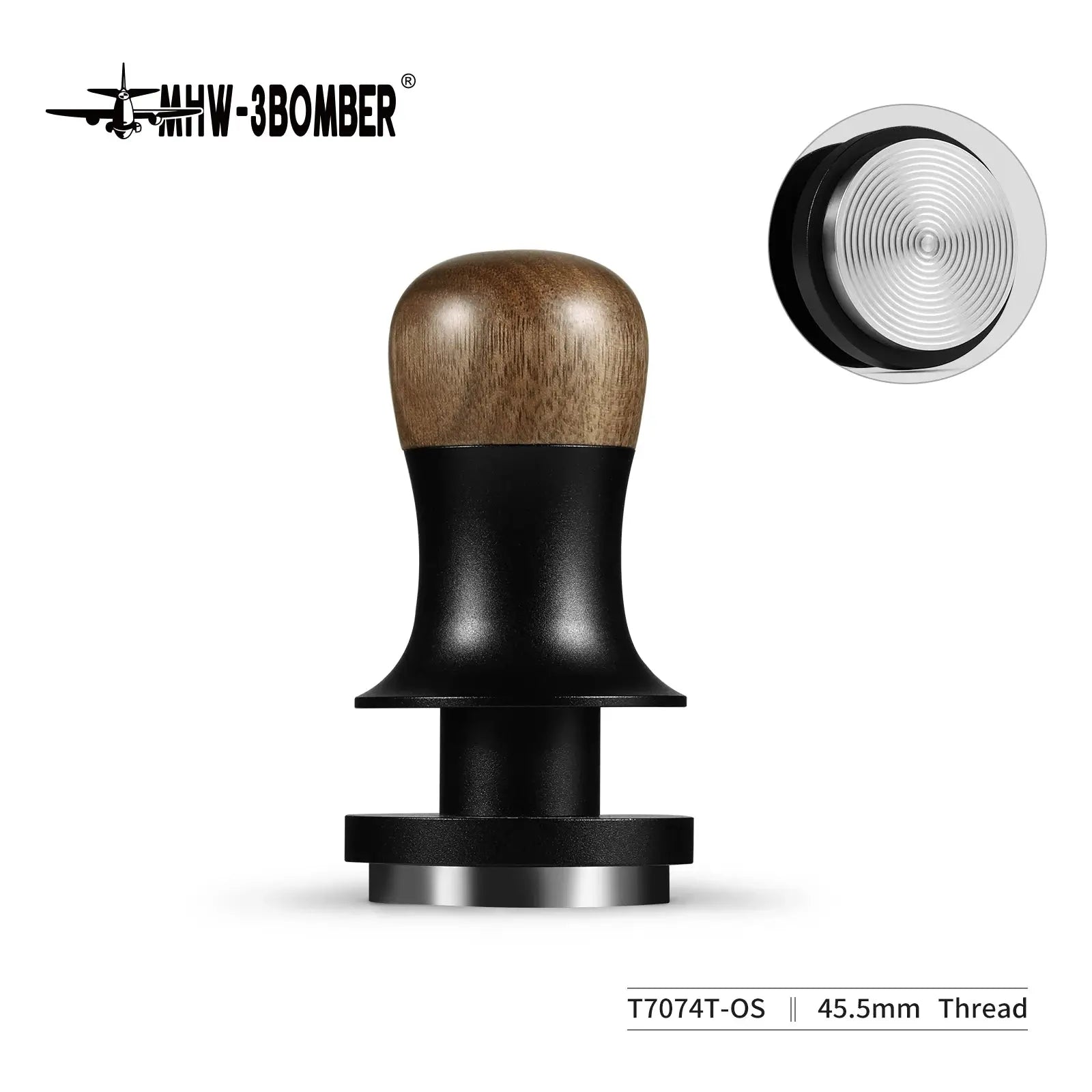 MHW 3 Bomber Constant Pressure Coffee Tamper Set 45.5mm 49.7mm 51mm 53.35mm 58mm 58.5mm Espresso Flat Tampers