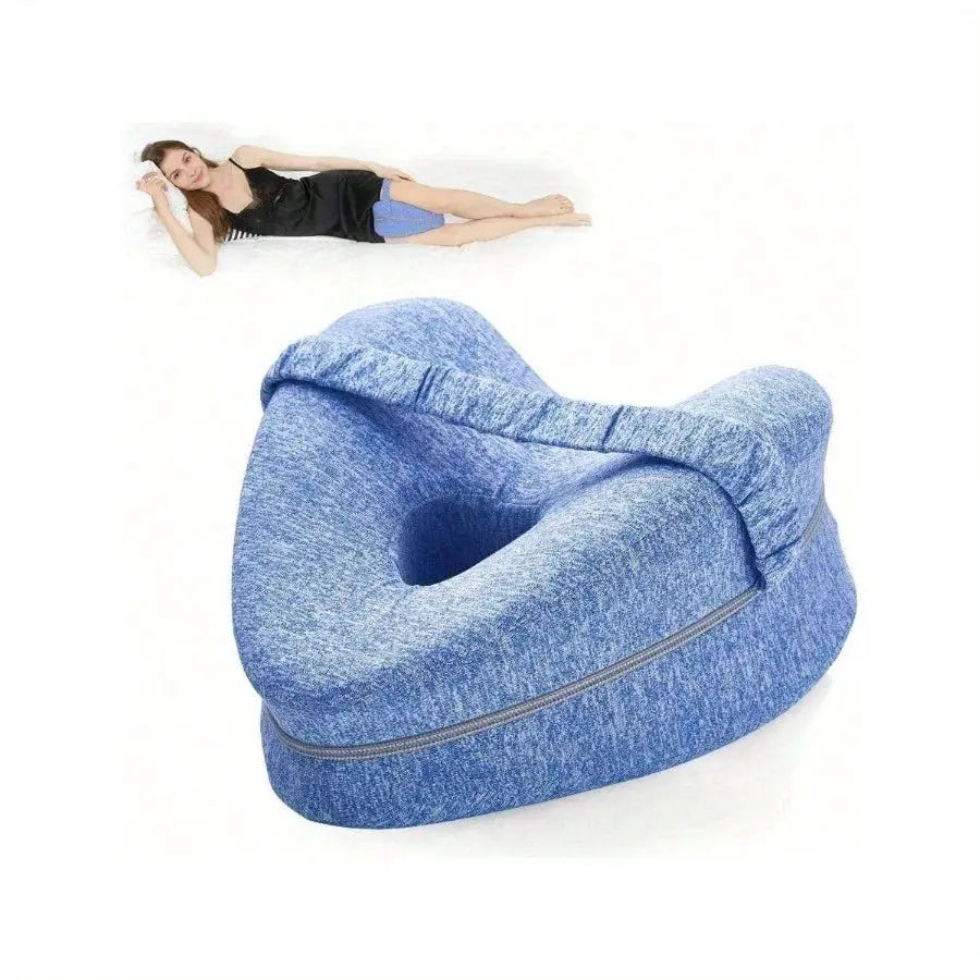 Memory Foam Leg Knee Support Pillow For Side Sleepers Orthopedic Sciatica Relief Back Hip Bed Sofa