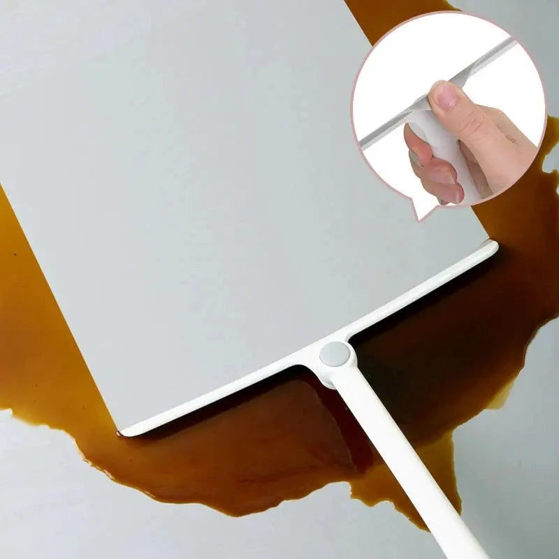 Simples Market 360° rotatable shower squeegee with silicone holder for glass cleaning