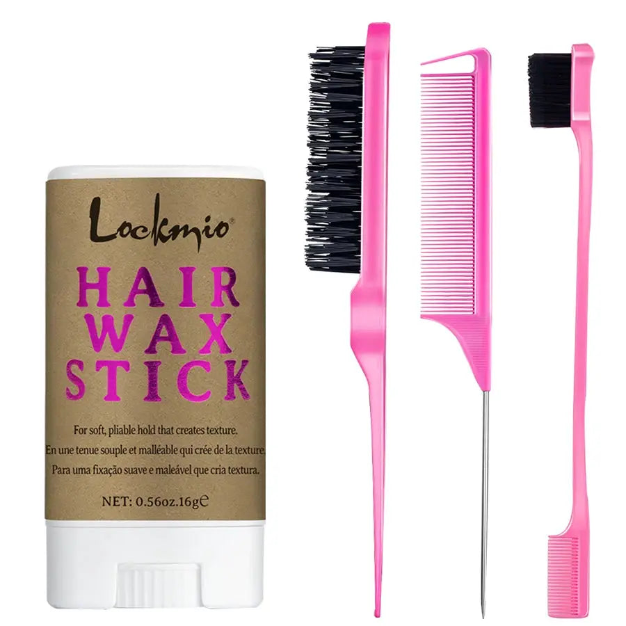 Lockmio Hair Wax Stick For Wigs Anti Frizz Flyaway Control With Long Lasting Smooth Hold