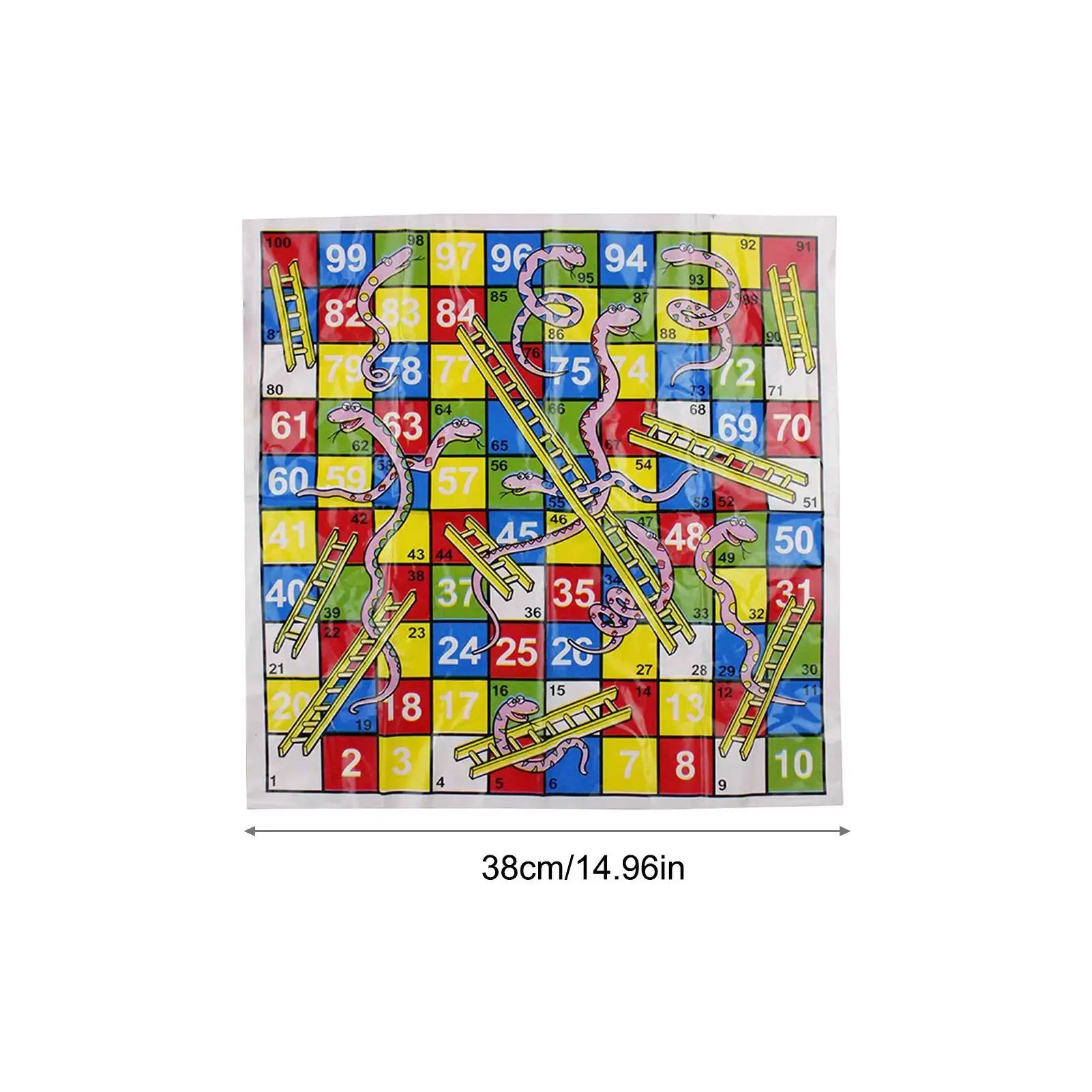 Snake Game Folding Travel Board Game Portable Compact Design For Family Kids Parties And Travel Activities