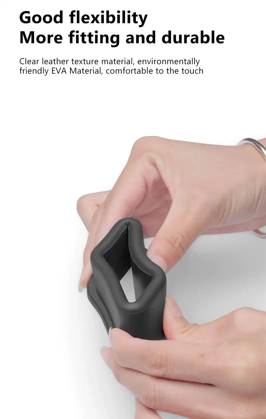 2pcs car seat belt slot fixers, black silicone holders for anti-slip interior car decor by Simples Market