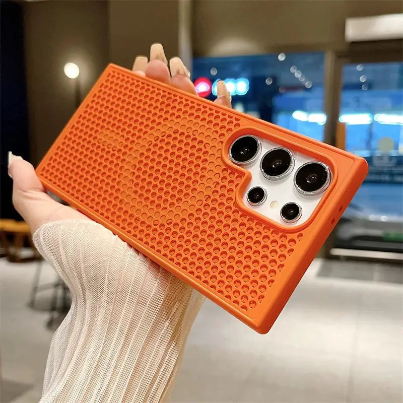 AeroGuard MagSafe Heat Dissipation Case For Samsung Galaxy S25 S24 S23 S22 Ultra Cooling And Wireless Charging