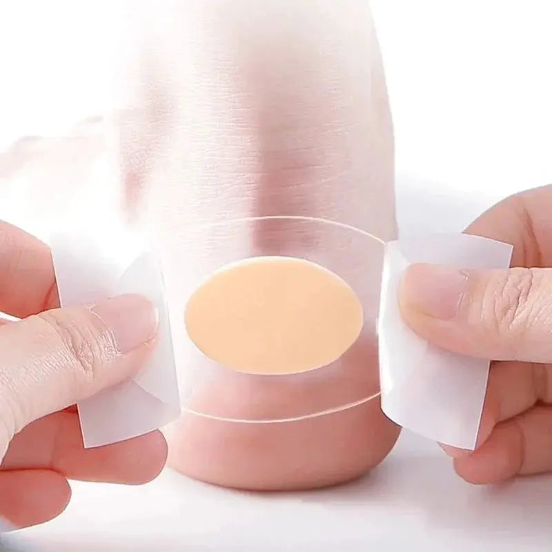 Gel Grip Heel Protectors Adhesive Foot Patches Blister Pads Heel Liners For Shoes Cushioning And Foot Care
