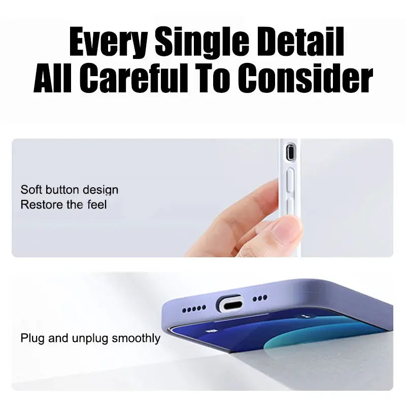 Simples Market luxury liquid silicone phone case for iPhone 11–16 Pro Max and iPhone 15 Plus, lavender, shockproof