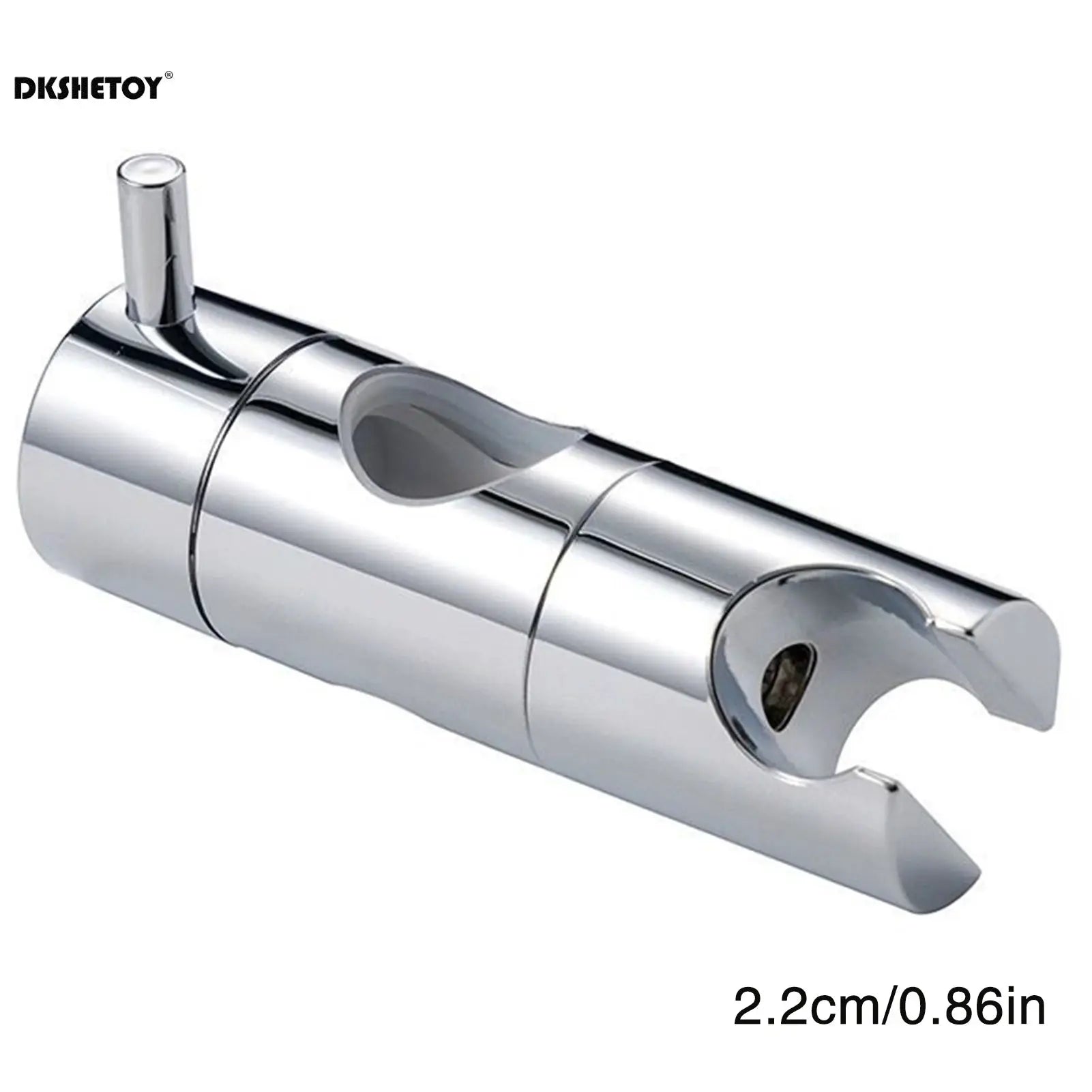 Shower head holder clamp for 19-25mm arms, chrome finish by DKSHETOY