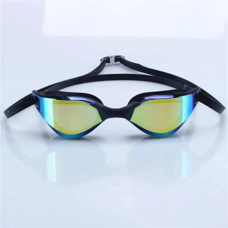 Professional Anti Fog Swimming Goggles Electroplated Waterproof Silicone Swim Glasses for Men and Women