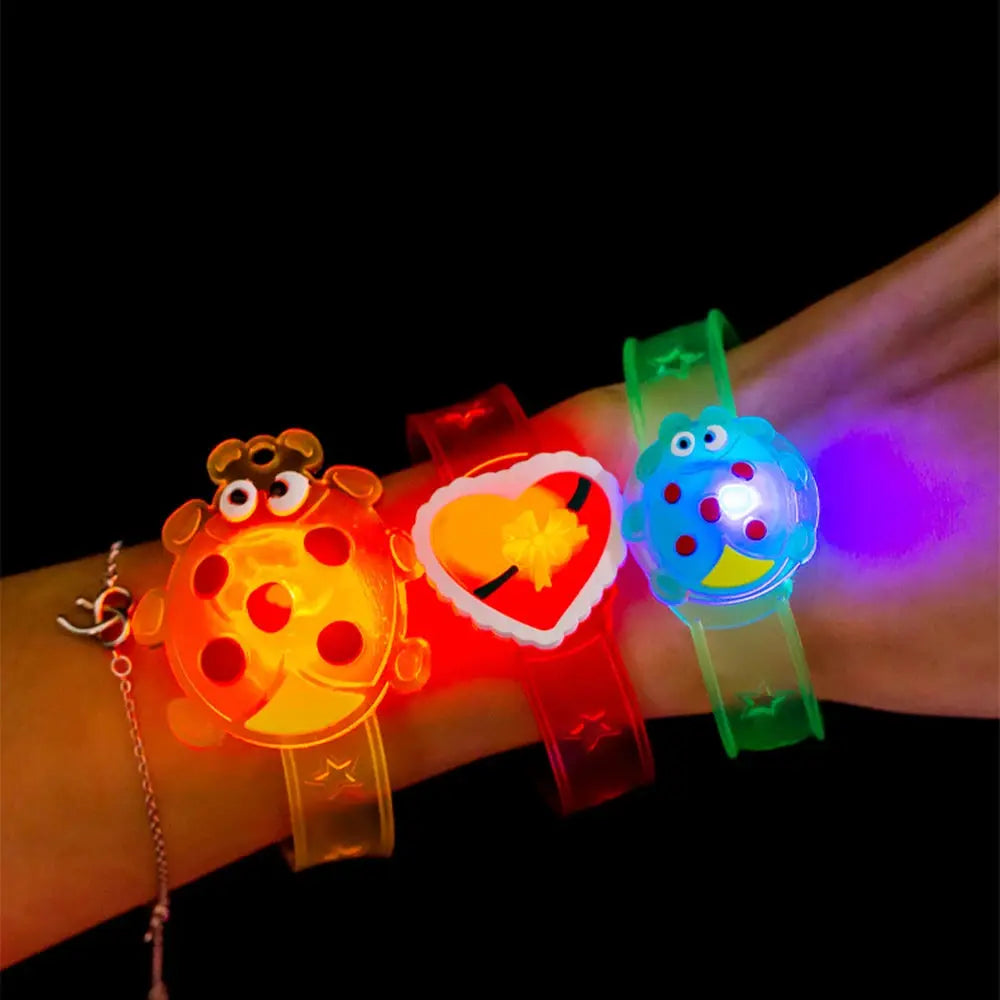 LED Luminous Fun Watches for Kids 12 or 24 Pcs Glow Birthday Party Favors Pinata Fillers Halloween Christmas Gift