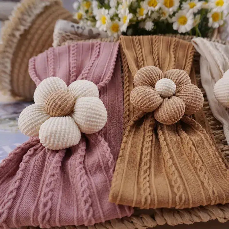 Cute Baby Headbands Flower Floral Elastic Soft Newborn Headbands For Baby Girl Children Turban Infant Hair Accessories