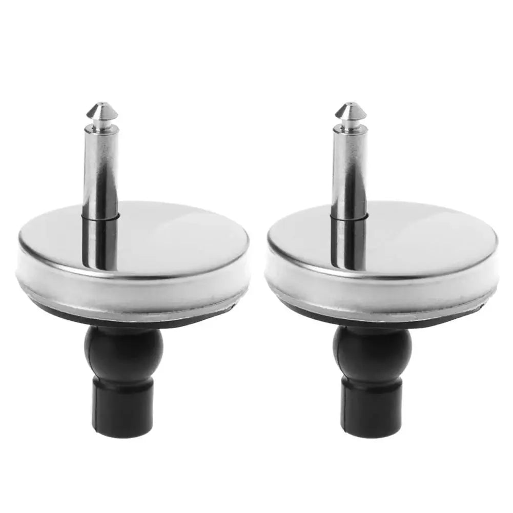 2x Toilet Seat Hinges Soft Close Quick Release Heavy Duty Stainless Steel Hinge Pair For Toilet Accessories Vibratit