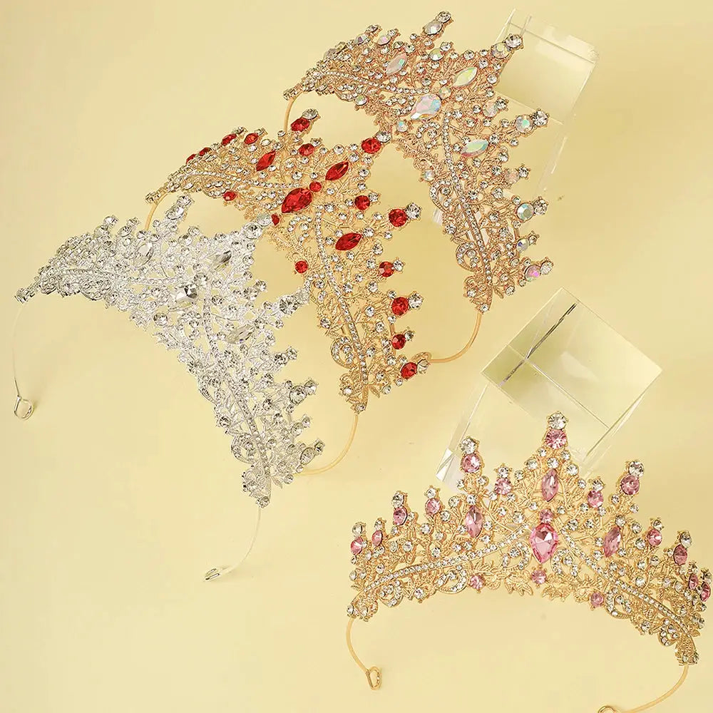 Multicolor Crown Headband For Girls Age 7 To 13 Perfect For Birthday Parties And Wedding Performances
