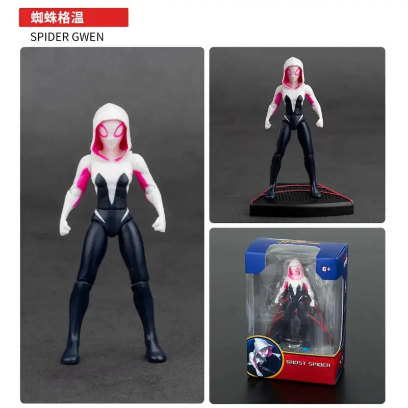 ZD Original Spider Man 4Inch Action Figures Green Goblin Doctor Octopus Venom Gwen Electro Scarlet Spider 2099 Rhino
