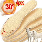 Unisex Winter Thermal Insoles Soft Plush Thickened Shoe Inserts For Men And Women Keep Feet Warm