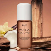 KOEC Vanilla Coconut Fragrance Mist For Hair And Body Hydrating Perfume Spray Refreshing Scent