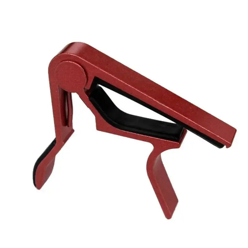 Single Handed Guitar Capo for Acoustic and Electric Guitars Aluminum Quick Clamping Black