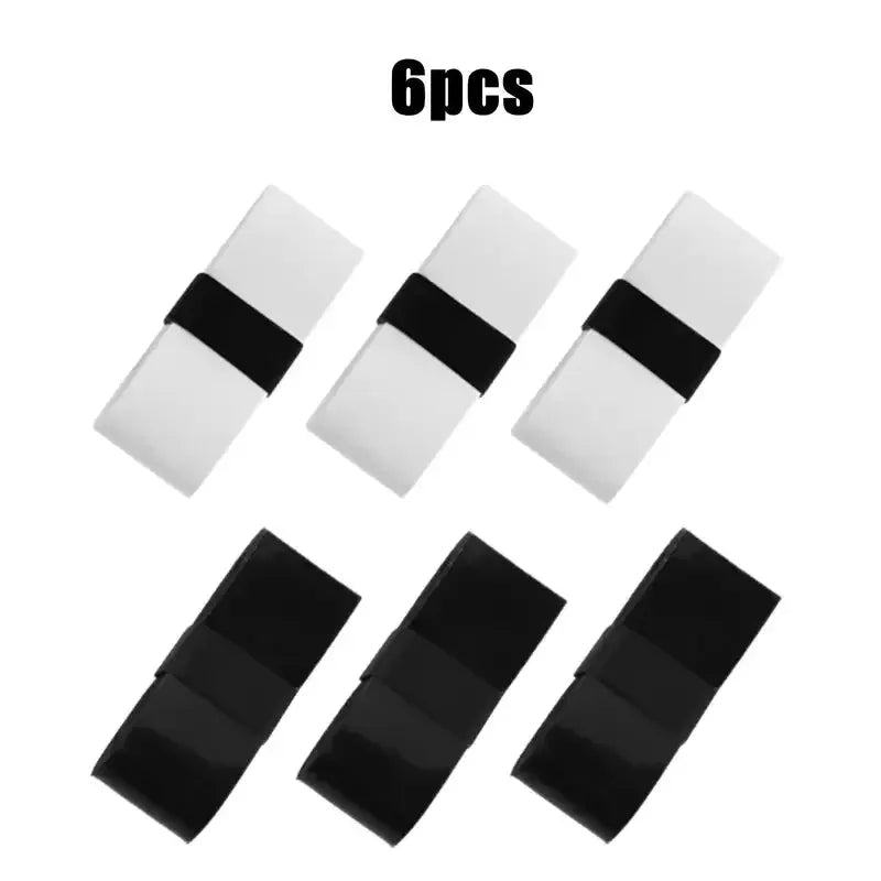 6 Piece Badminton Grip Anti Slip Overgrip Straps For Tennis Racket Sports Grip Pads Shock Absorbing