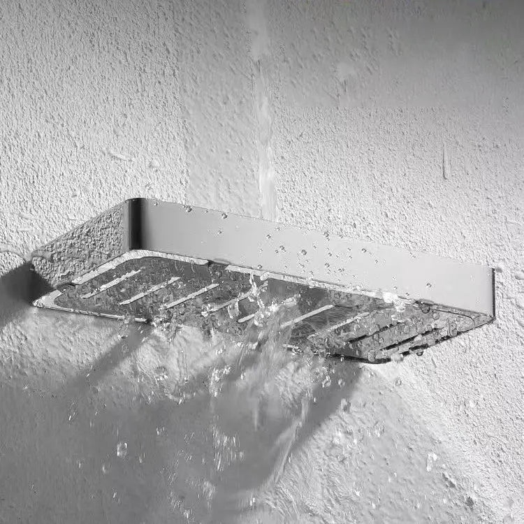 304 stainless steel bathroom shelf wall-mounted soap and sponge organizer rack by Simples Market